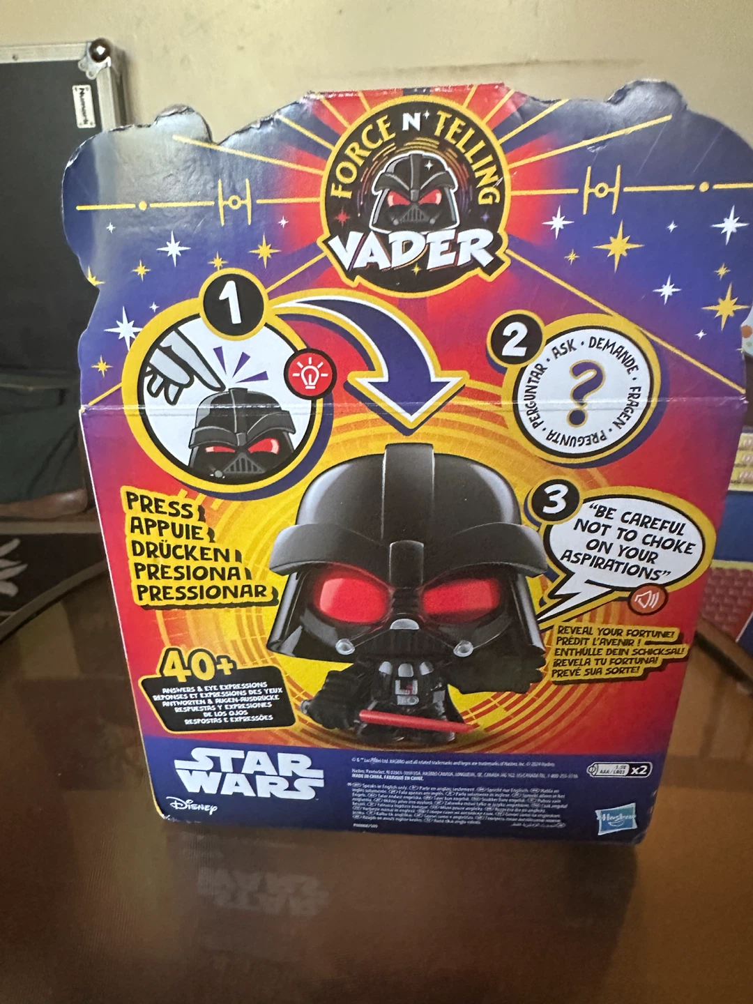Star Wars Force N' Telling Vader Toy - photo 2