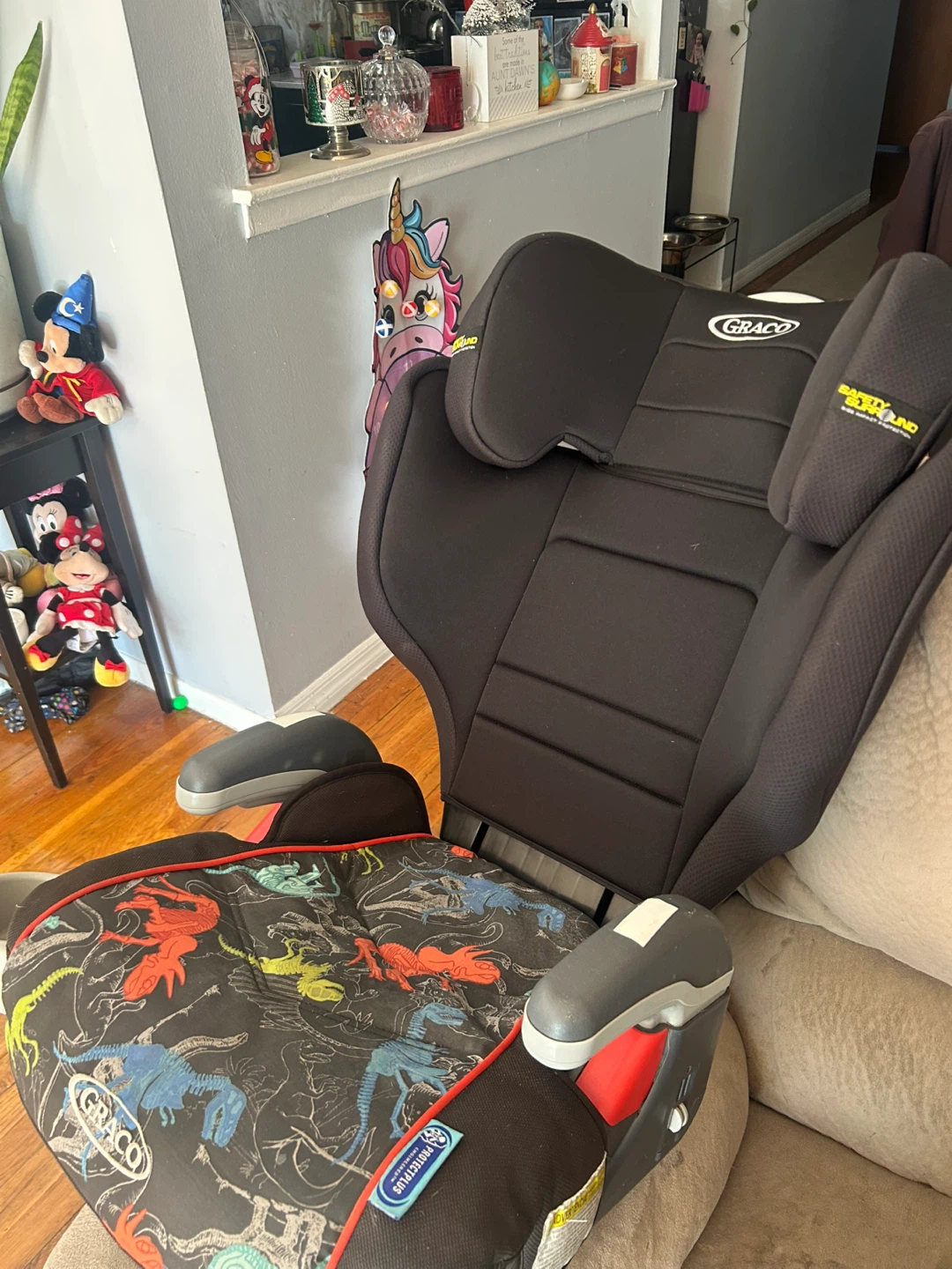 Graco Booster Car Seat - Dinosaur Pattern
