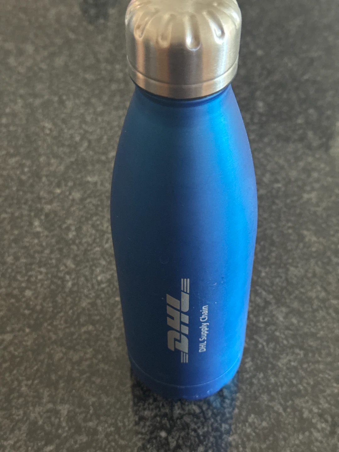 Blue DHL Supply Chain Water Bottle
