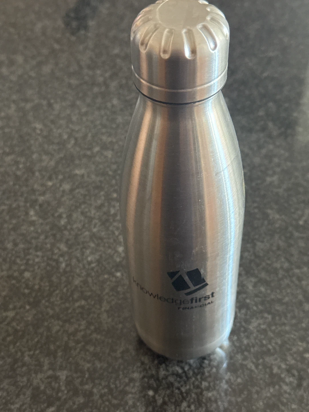 Knowledge First Financial Stainless Steel Water Bottle