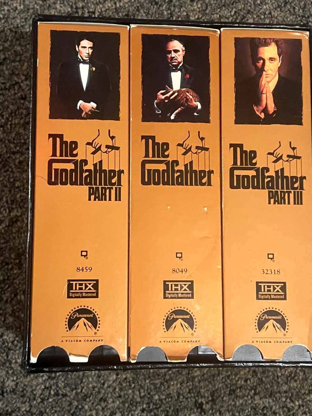 The Godfather Trilogy VHS Collection