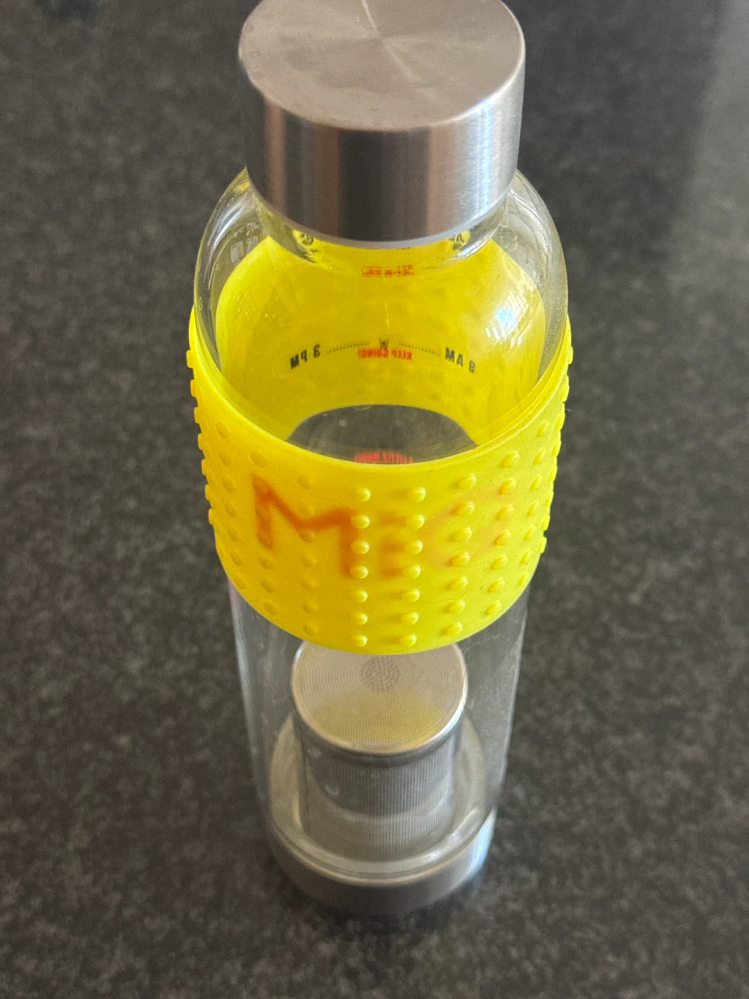Glass Water Bottle with Infuser