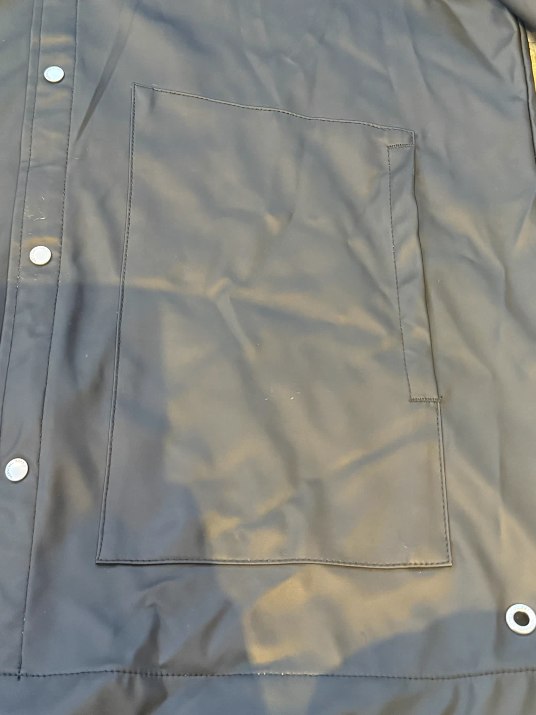 *MINT* Herschel Supply Co. Rain Jacket - Black - Size Medium - photo 3