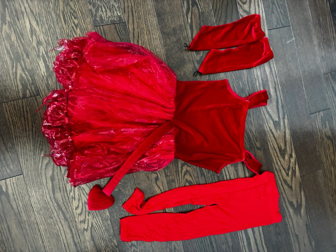 Spirit Halloween Fiery Devil Costume - Large - photo 2