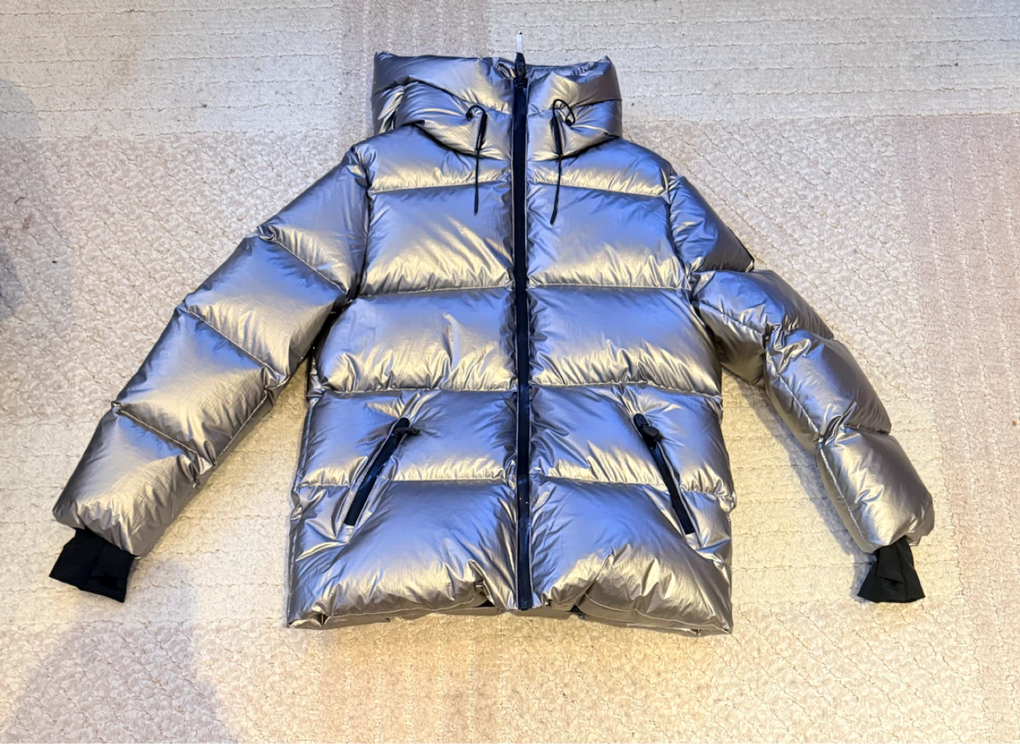 *BRAND NEW WITH TAGS* RUDSAK Metallic Silver Puffer Jacket