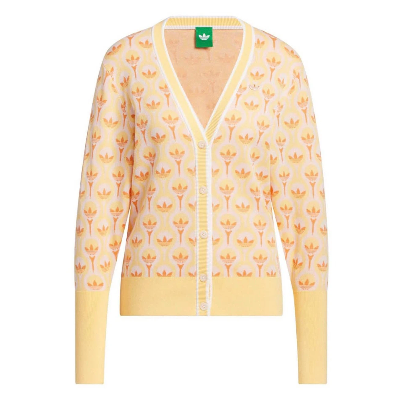 Adidas Originals Monogram Cardigan Yellow