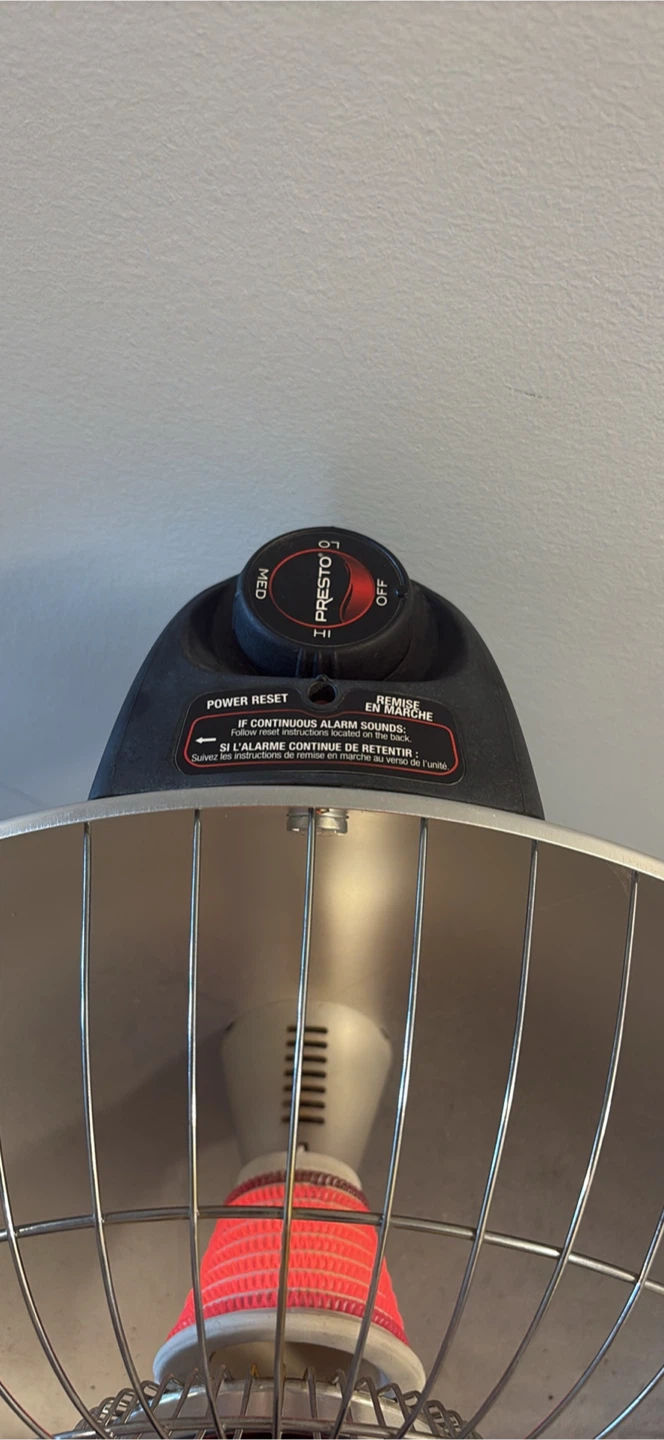 Presto HeatDish Parabolic Electric Heater Diameter 16 inches - photo 5