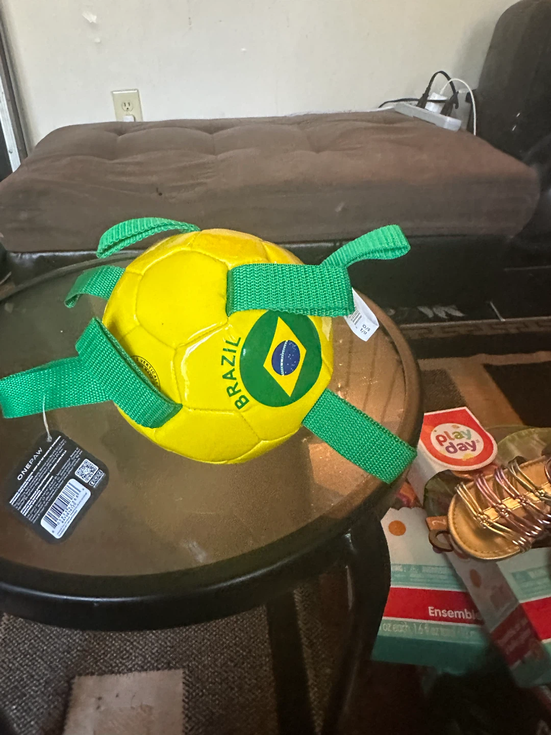 Two OnePaw Soccer Dog Tug Toys - photo 4