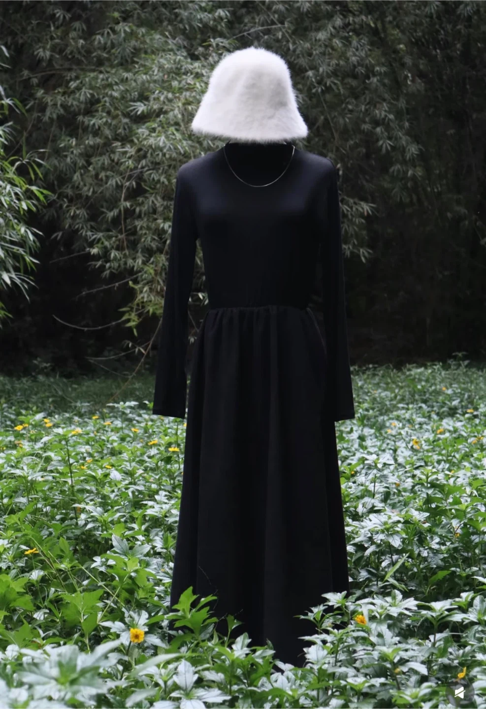 European draped cotton ballet dress elegant temperament