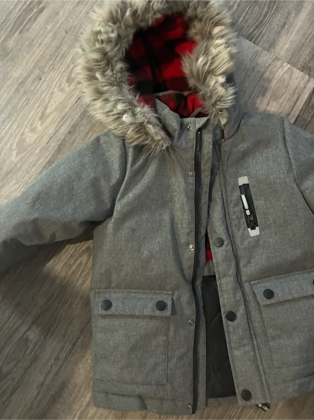 Canadiana Toddler Winter Parka Grey 3T - photo 3