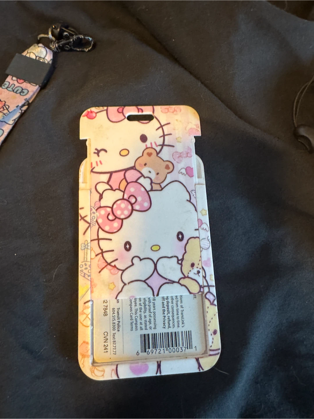 Hello kitty land yard with compass card - photo 3