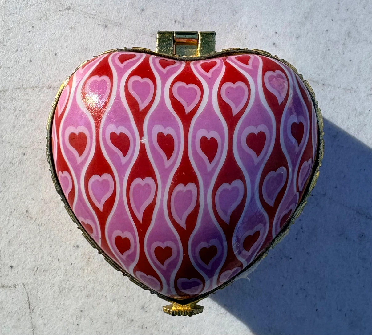 Heart Shaped Trinket Box - photo 3