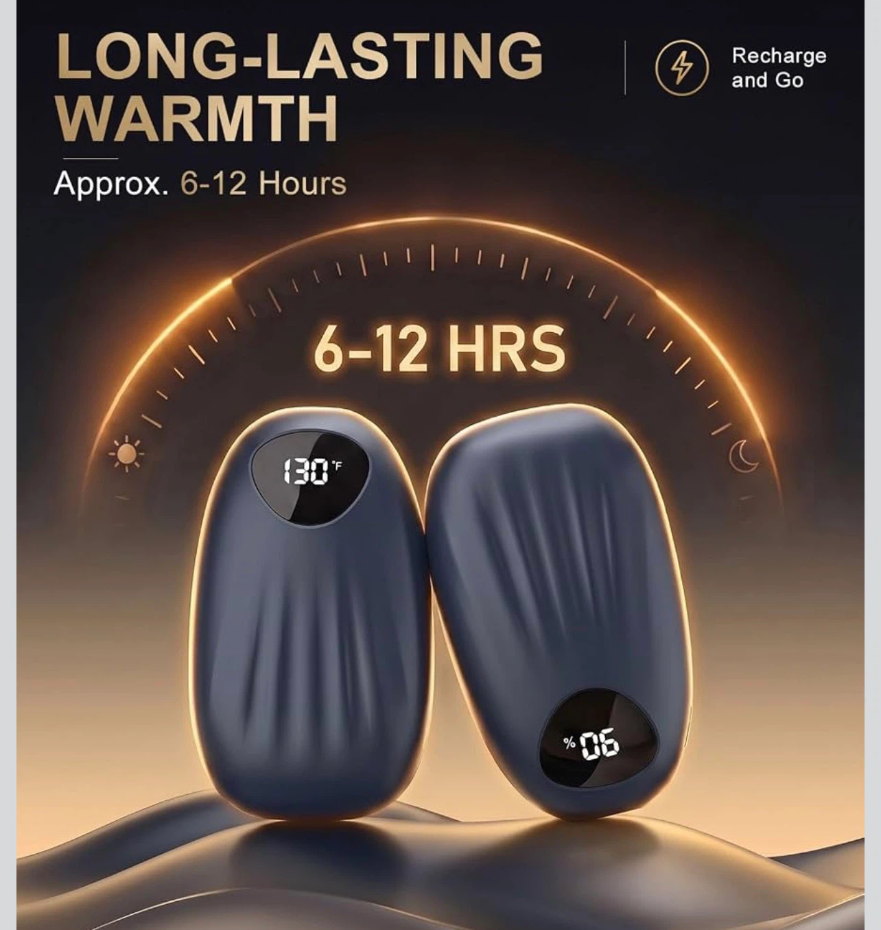 Magnetic 2-in-1 Rechargeable Hand Warmers - photo 4