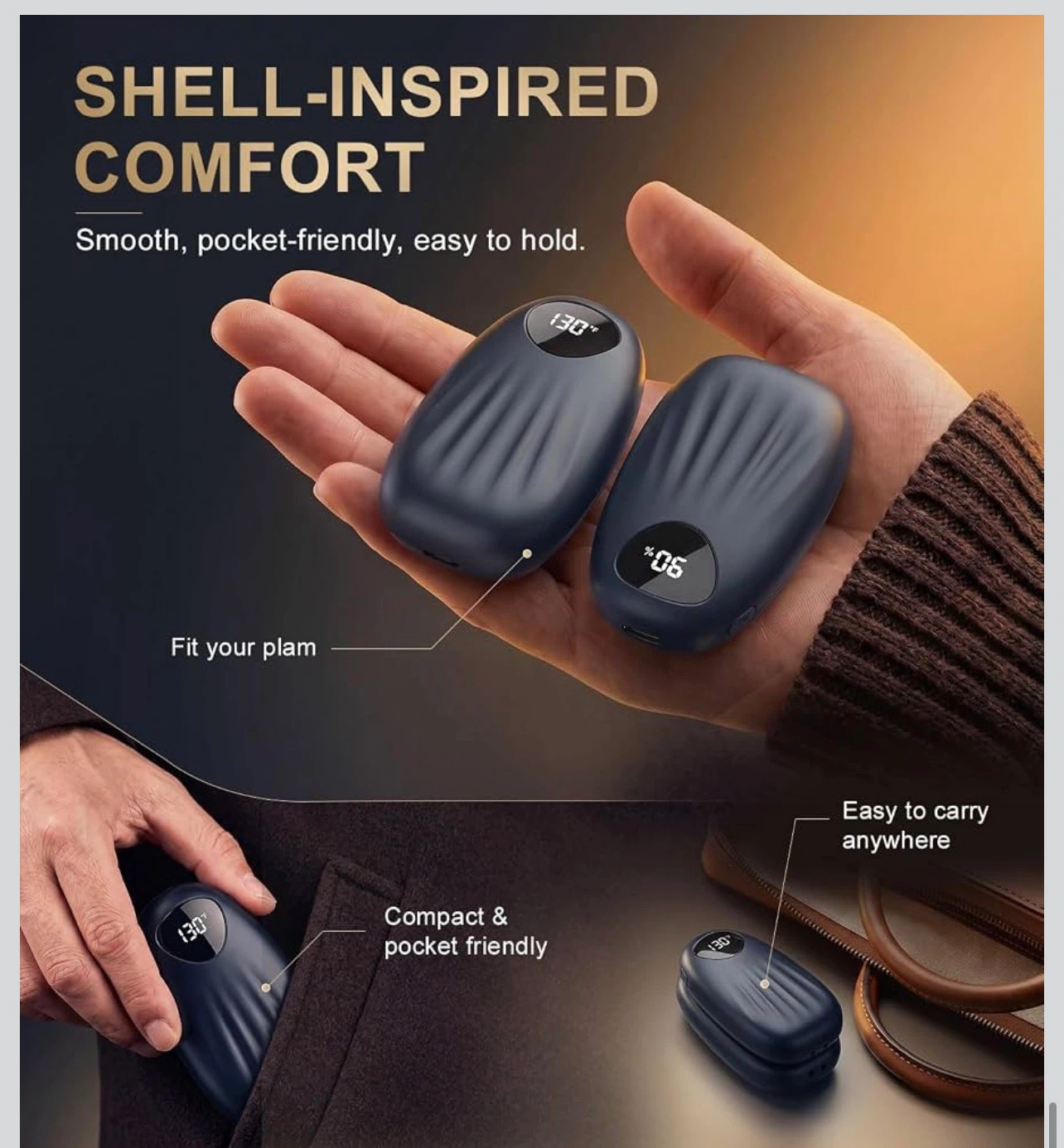 Magnetic 2-in-1 Rechargeable Hand Warmers - photo 5