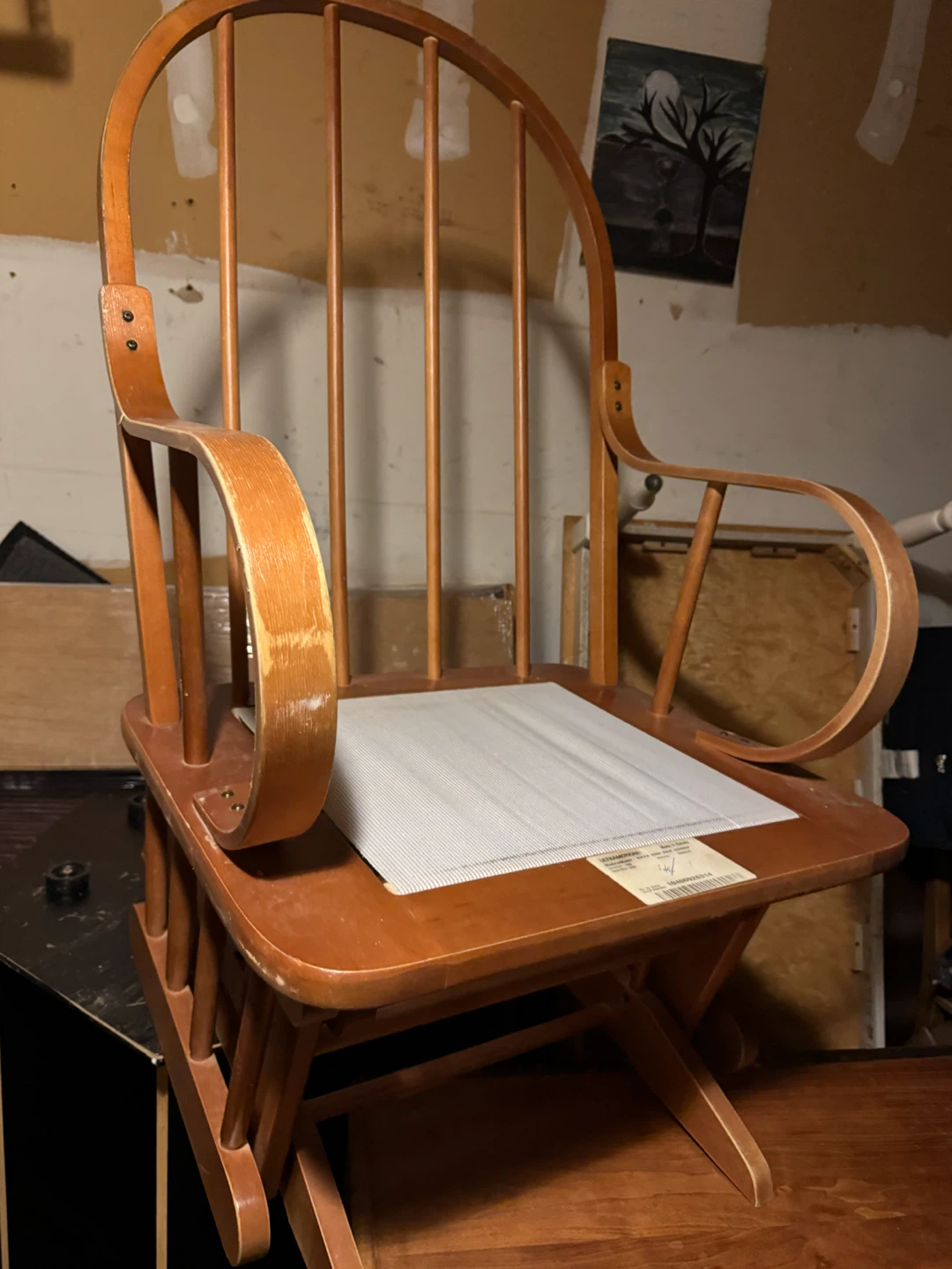 Wooden Glider Rocking Chair