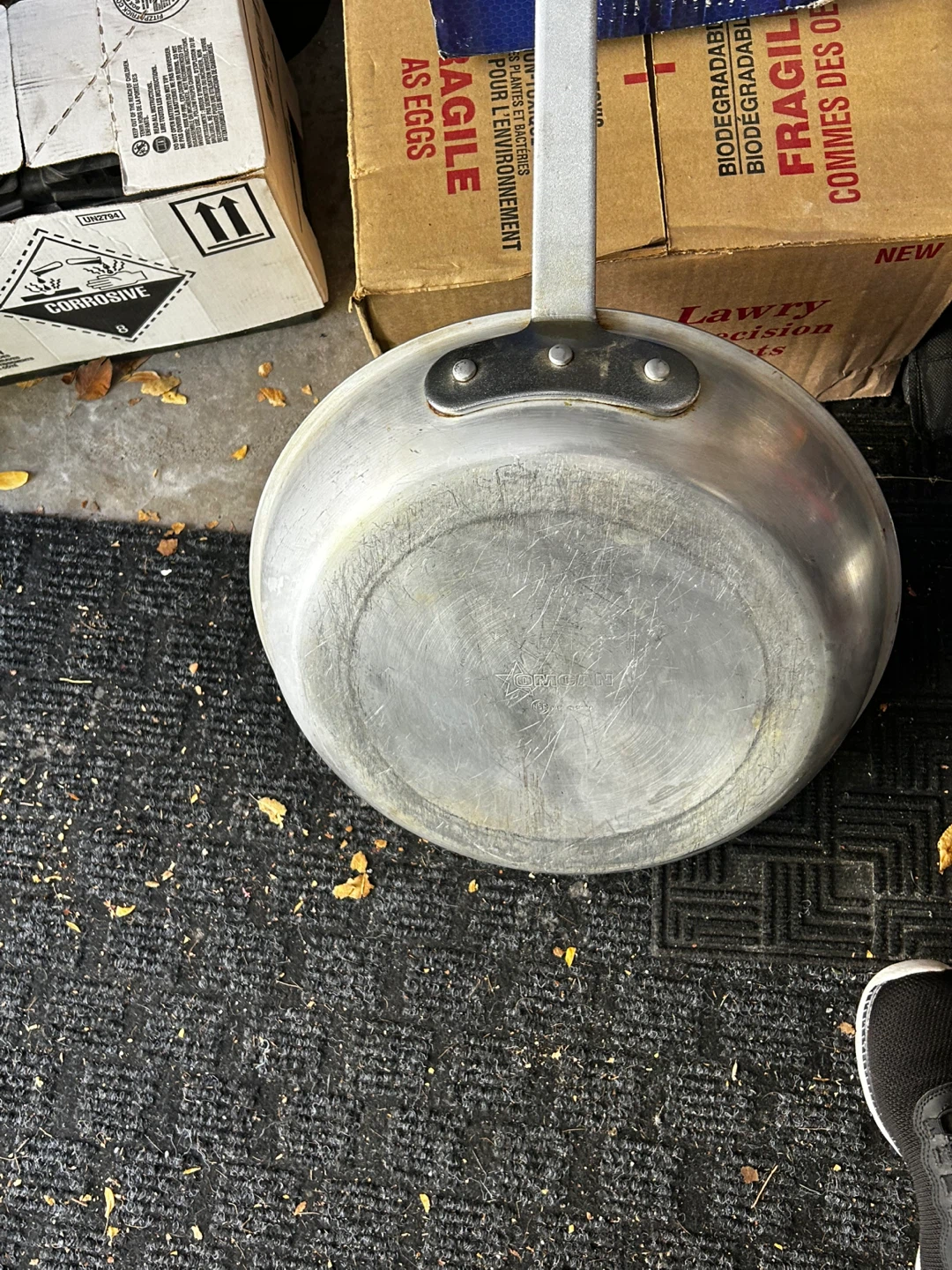 Two Omcan Aluminum Frying Pans - photo 4