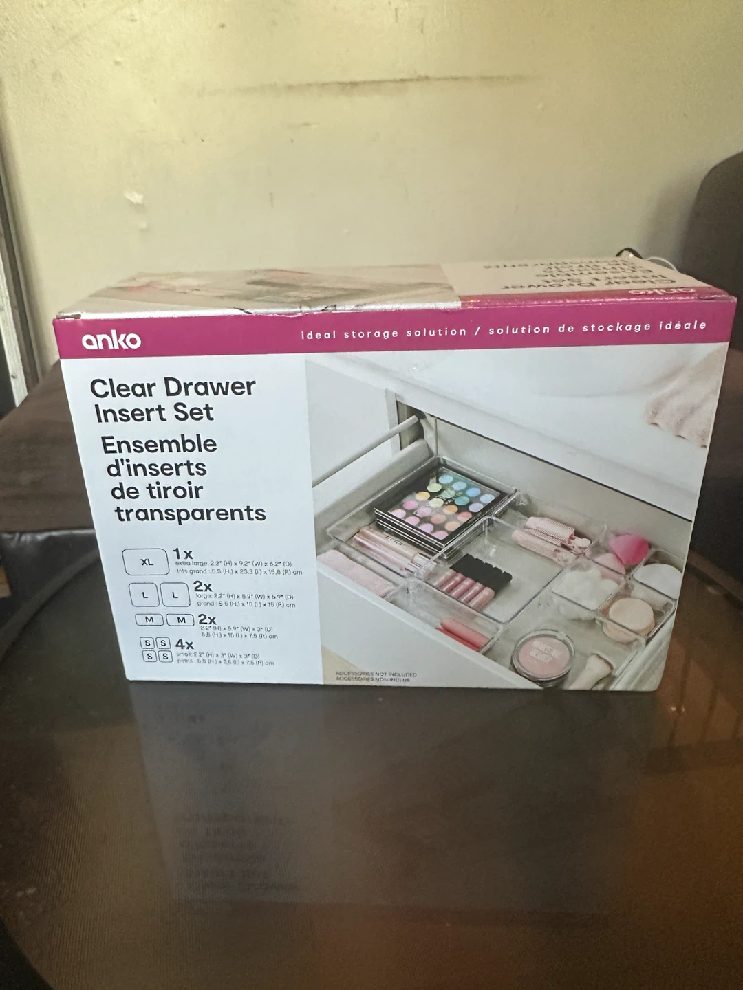 Anko Clear Drawer Insert Set - photo 2