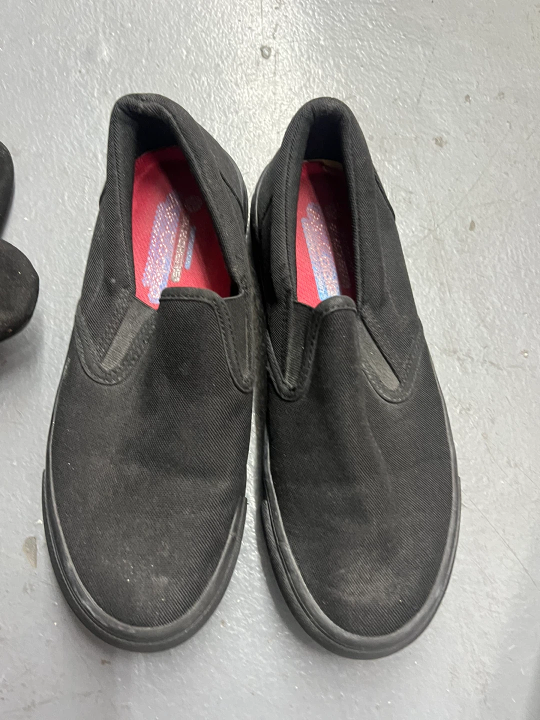 Skechers Slip Resistant Slip-On Shoes Black