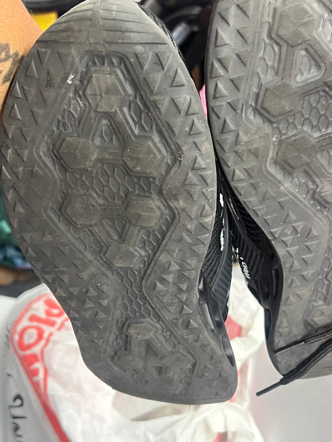 Furi Black Athletic Steel Toe Work Shoes Size 6 - photo 2