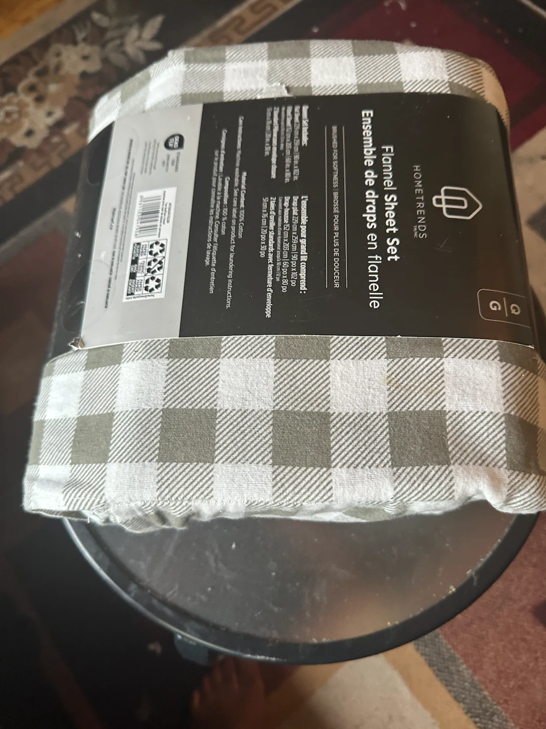 Hometrends Queen Flannel Sheet Set - photo 2