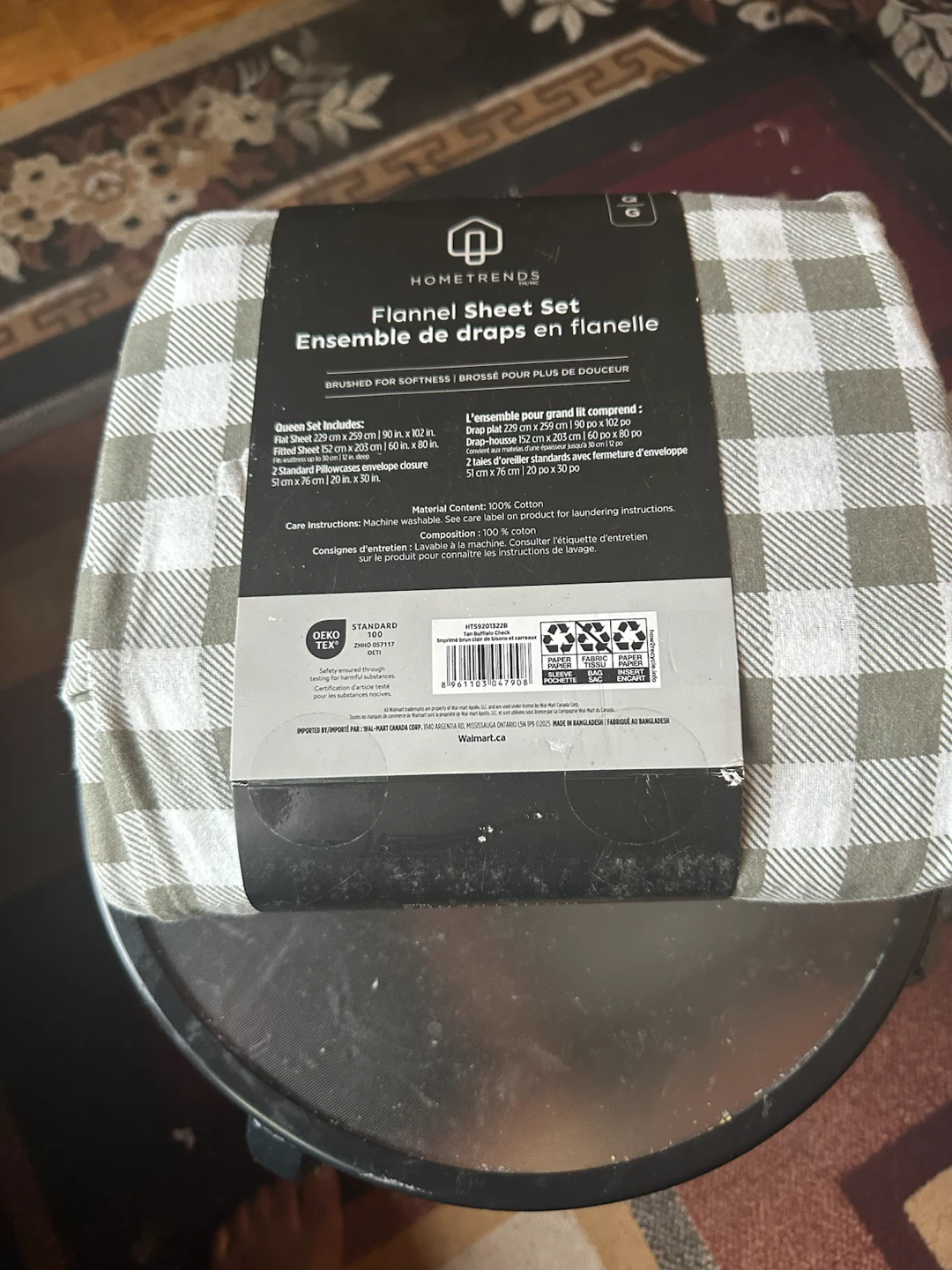 Hometrends Queen Flannel Sheet Set - photo 3