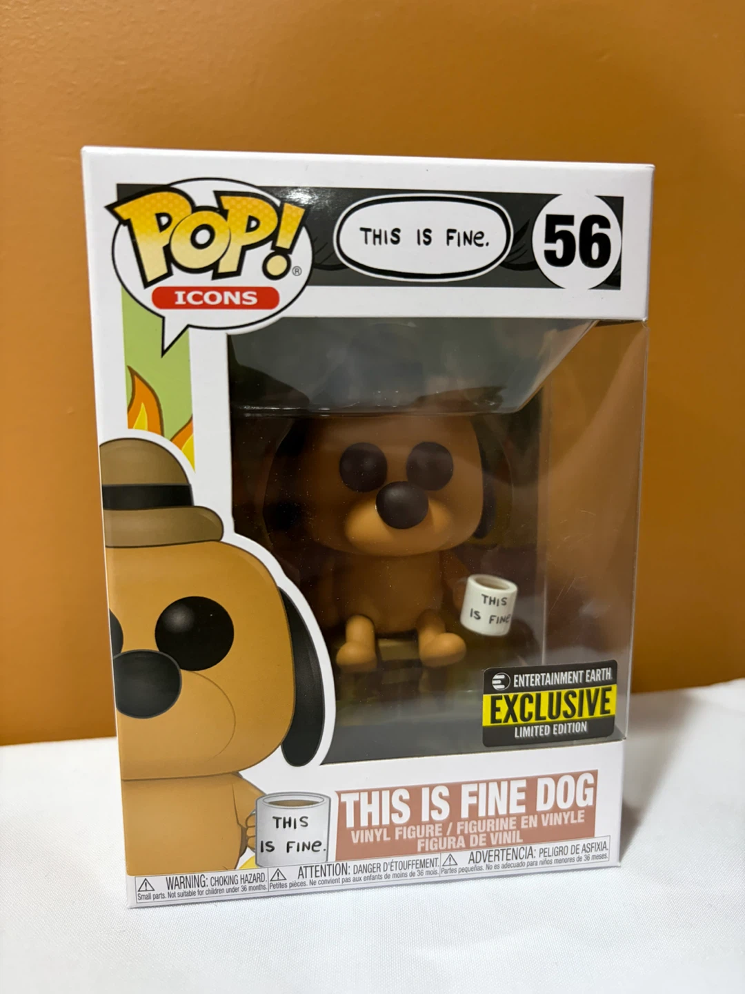 This is Fine Dog Funko Pop! #56 - Entertainment Earth Exclusive