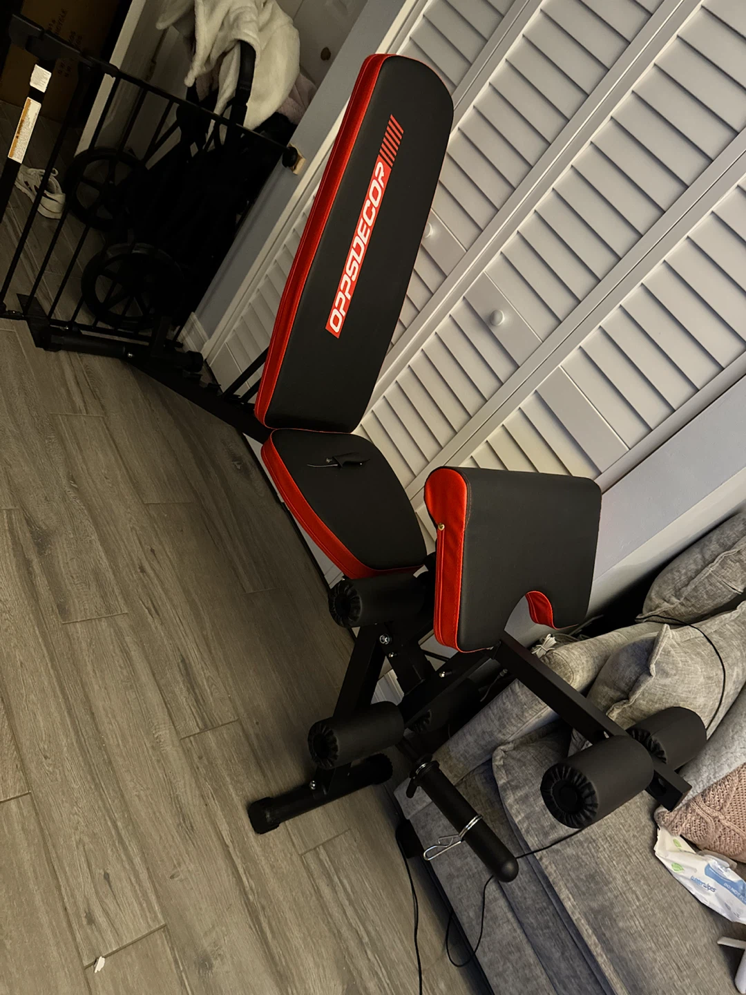 OPPSDECOR Adjustable Weight Bench