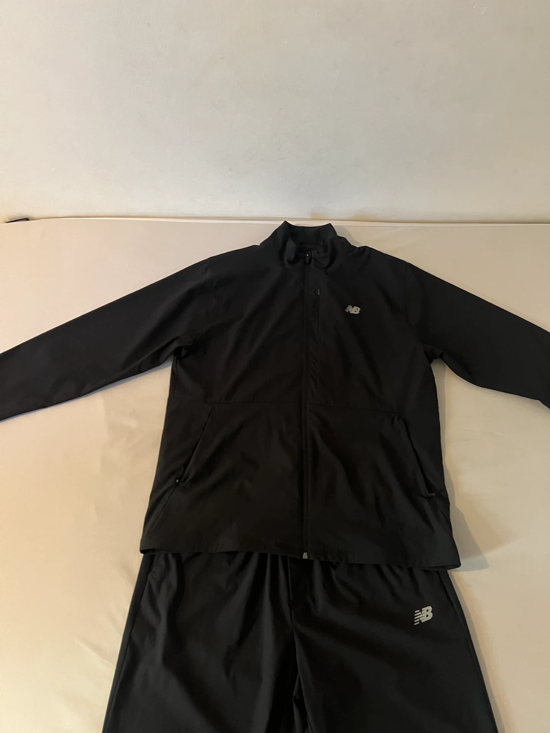 New Balance Black Track Jacket and Shorts Set - photo 3