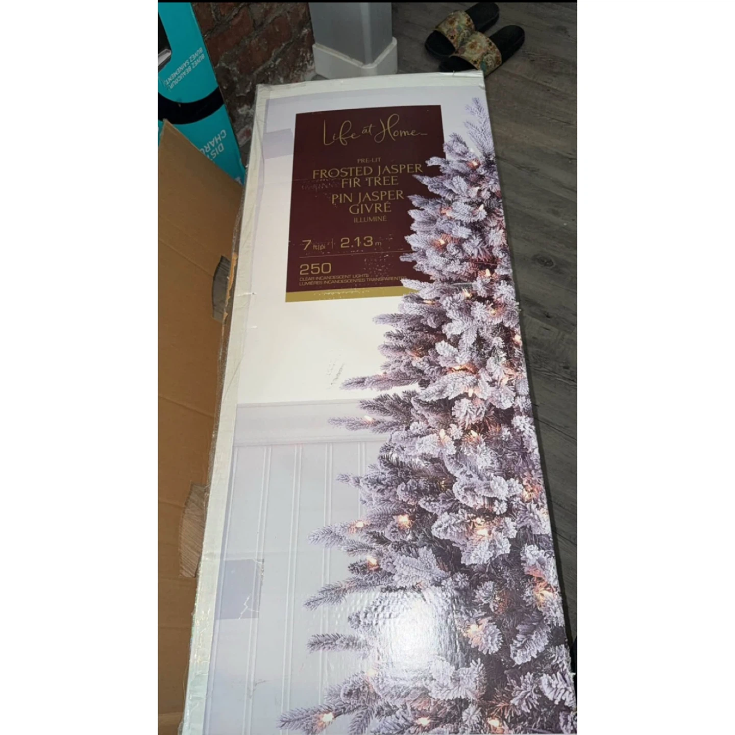 Life at Home Frosted Jasper Fir Tree - 7ft - photo 2