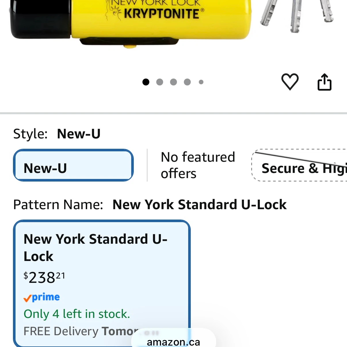 Kryptonite New York Lock Standard - photo 3