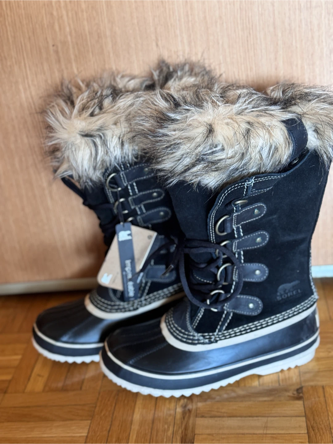 (New)Sorel Joan of Arctic Boots Black Women Size 7 - photo 2