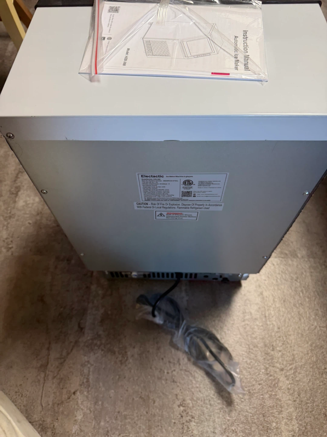 Stainless Steel Commercial Ice Maker Machine  HZB-36B - photo 3