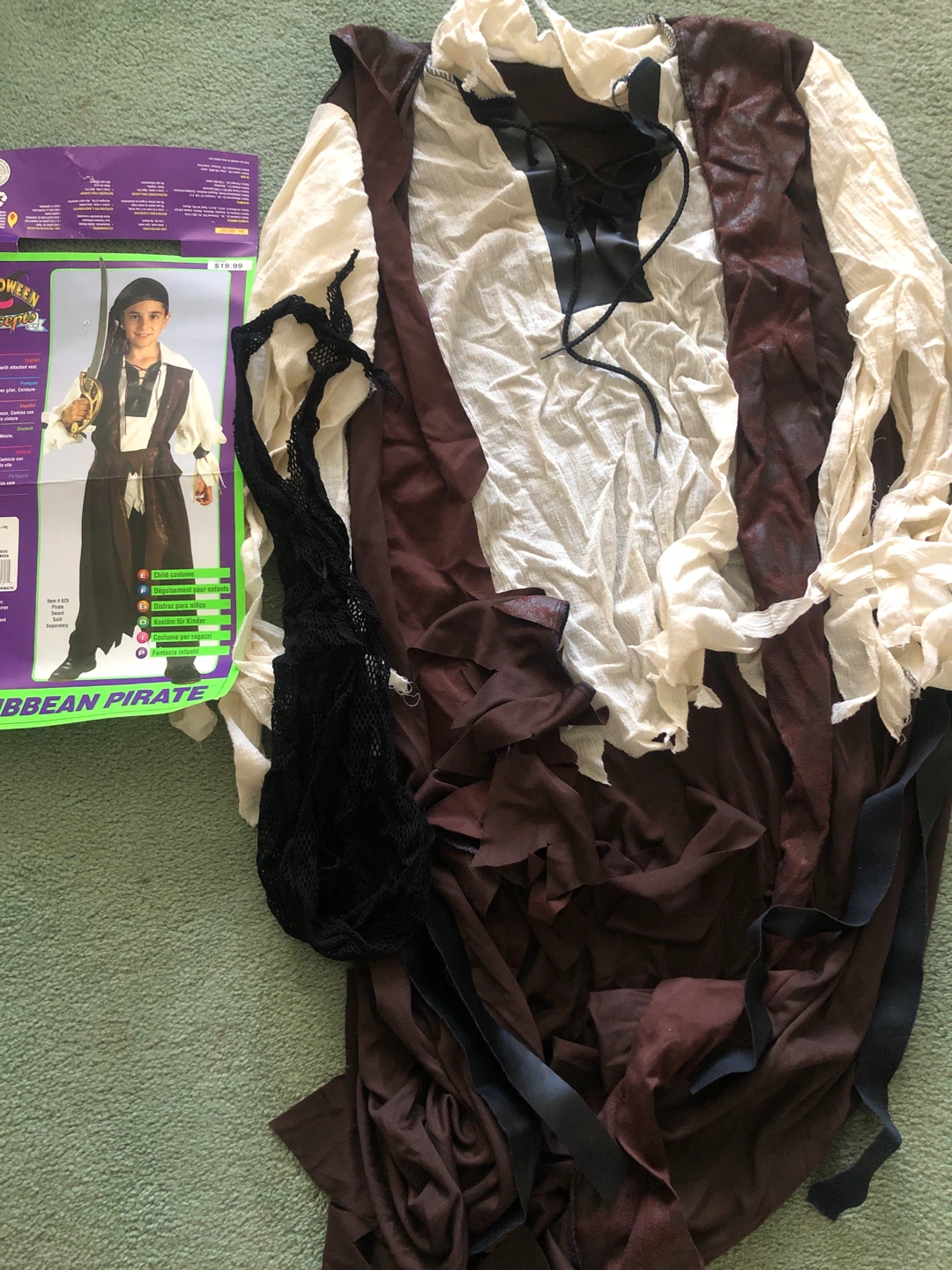 Caribbean Pirate Child Costume