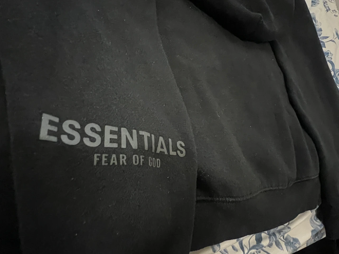 Fear of God Essentials Black Hoodie XL - photo 4