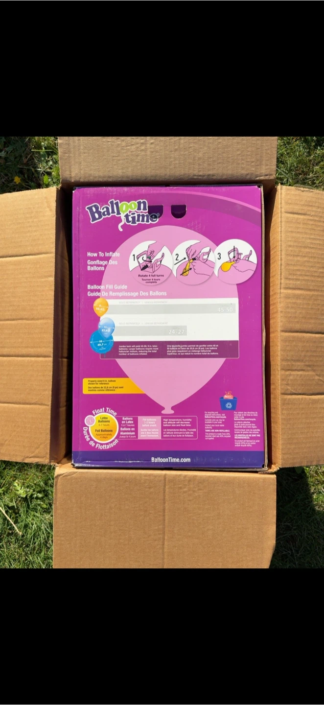 Balloon Time Helium Tank