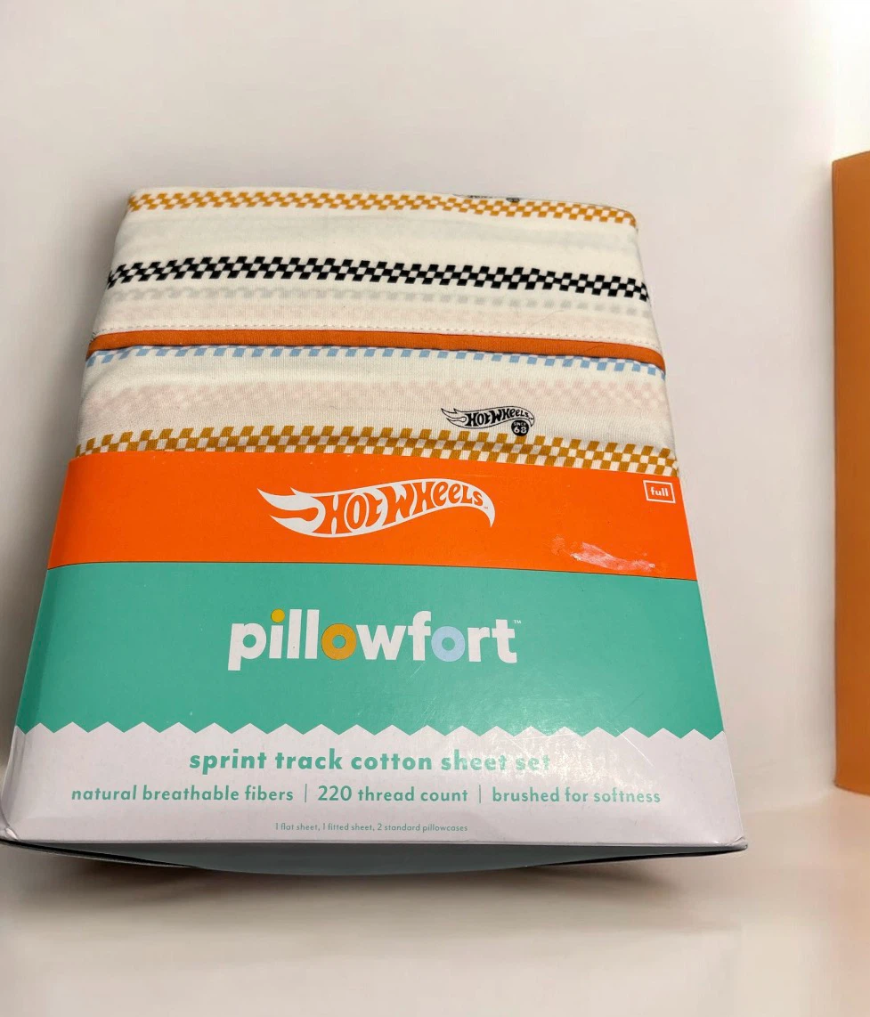 Pillowfort Hot Wheels Sprint Track Sheet Set, Full - photo 2