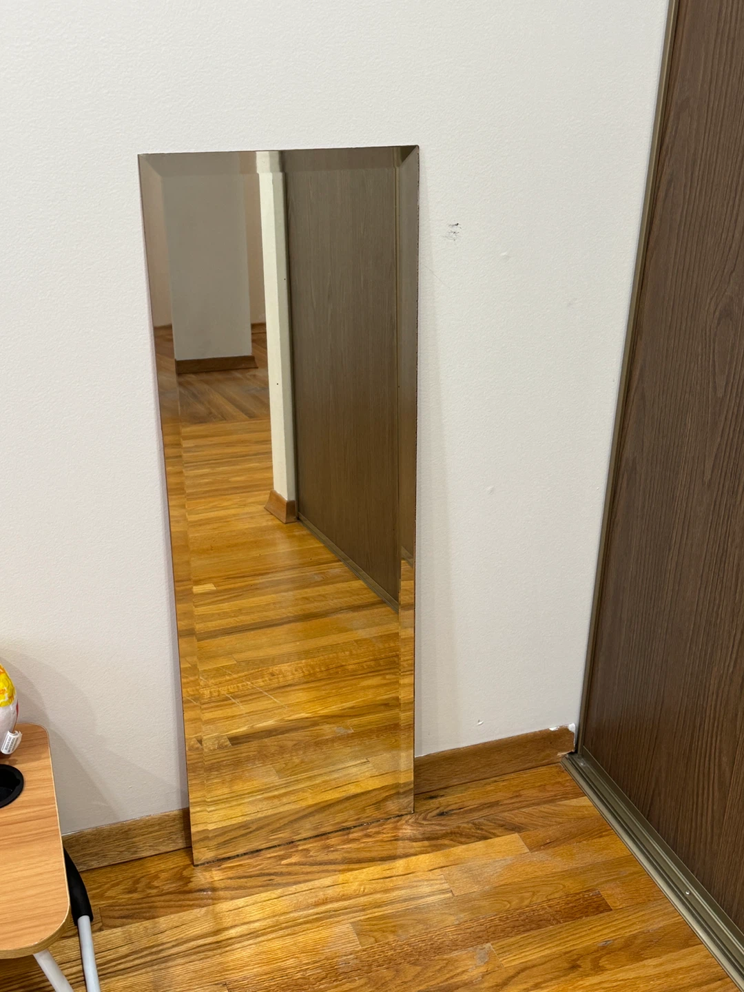 Small 3 ft Beveled Wall Mirror