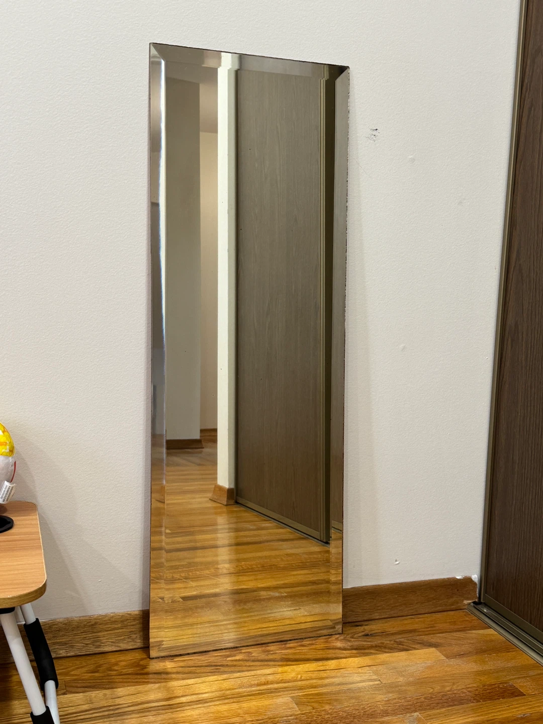 Small 3 ft Beveled Wall Mirror - photo 2