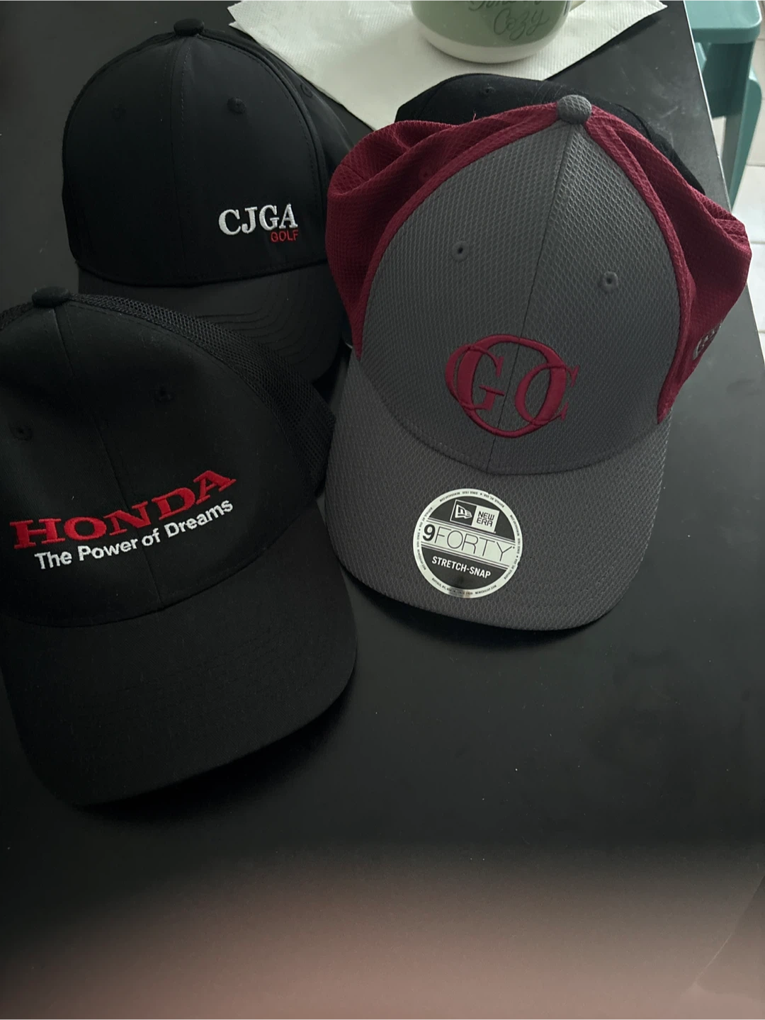 Set of 3 Assorted Baseball Caps