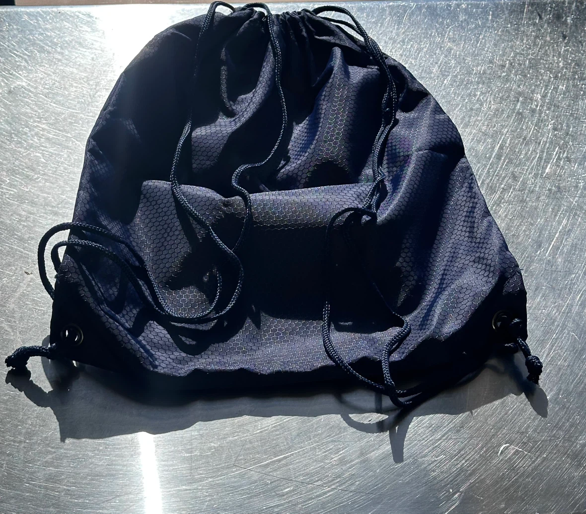 Dark Blue Drawstring Bag - photo 2