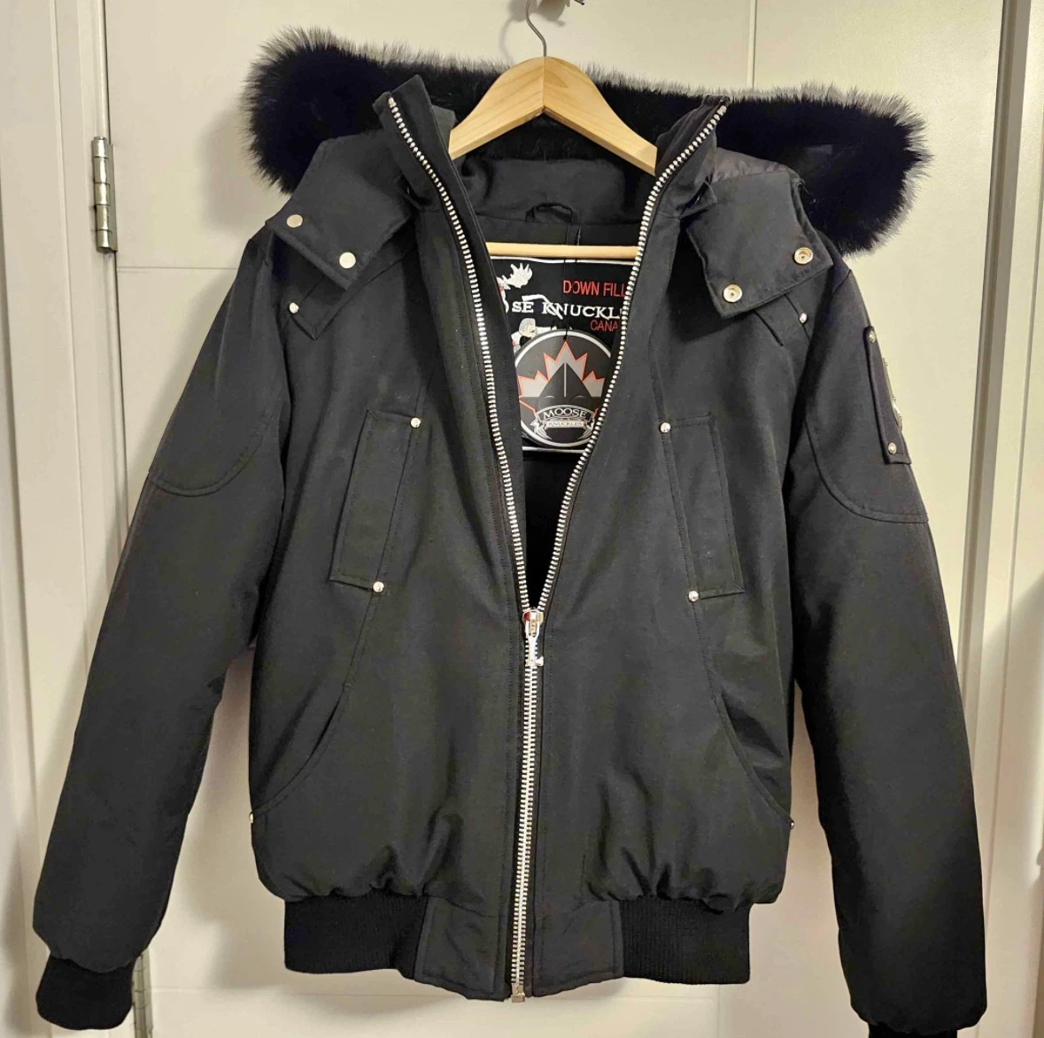 Moose Knuckles Down Bomber Jacket