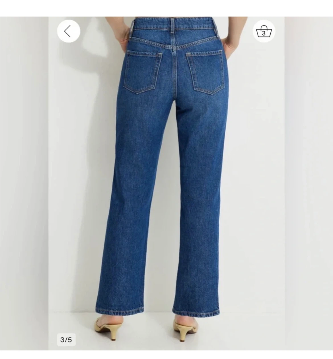 New Dynamite Justina straight jeans size 26/2 - medium wash - photo 2