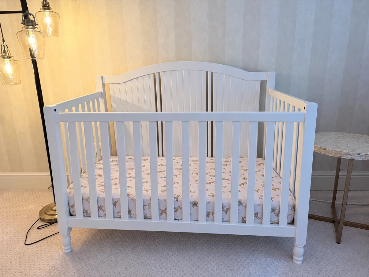 Pottery Barn 4-in-1 Convertible White Wooden Crib