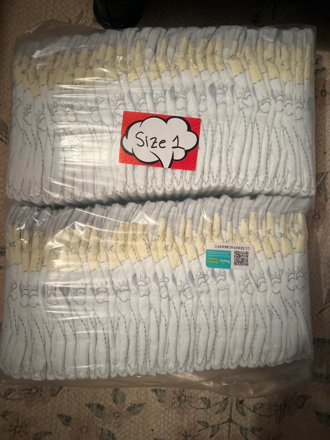 Pampers Size 1 Diapers