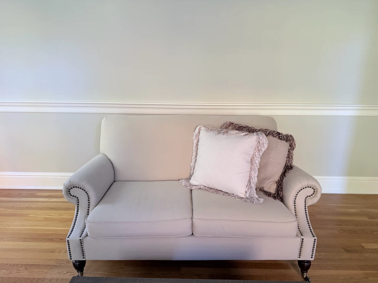 Pottery Barn Brooklyn Loveseat with Nailhead Trim
