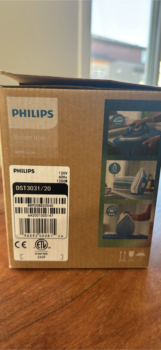 Philips 3000 Series Steam Iron – 1250W – Original Box - photo 4