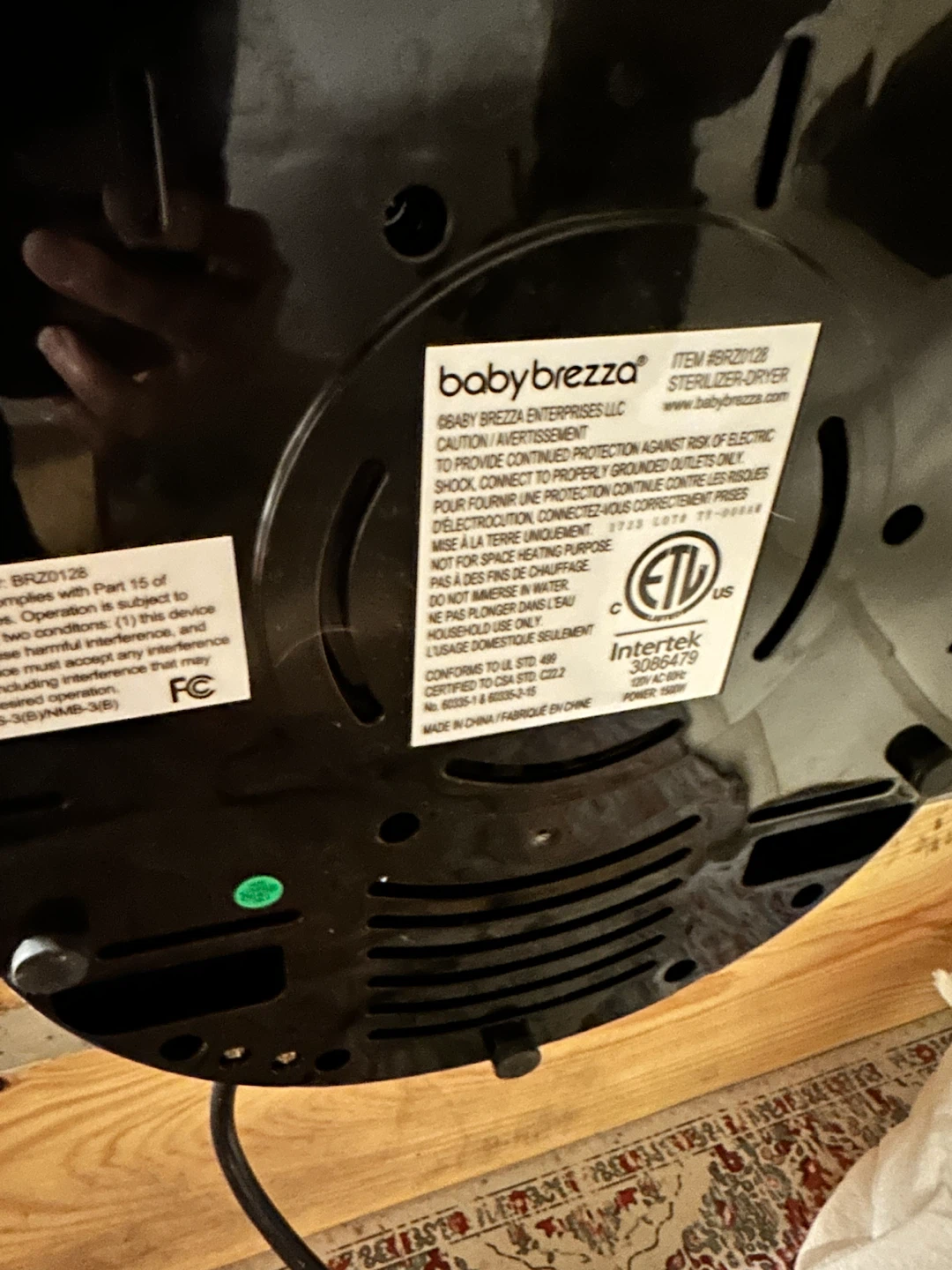 Baby breeza bottle sterilizer !!! - photo 5
