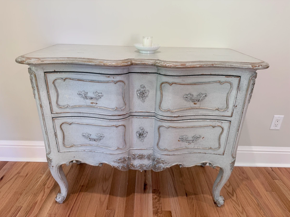 French Provincial Style Two-Drawer Chest