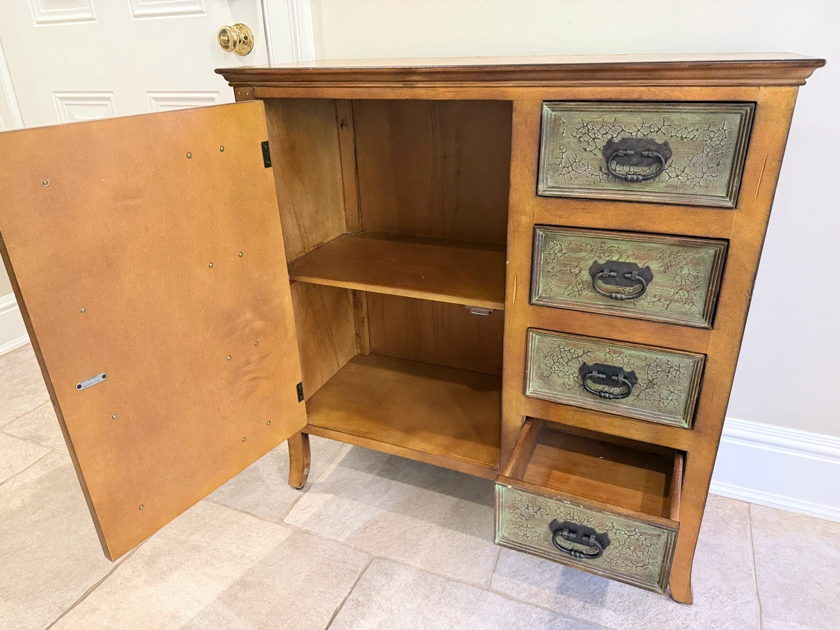Wooden Accent Cabinet with Drawers - photo 4