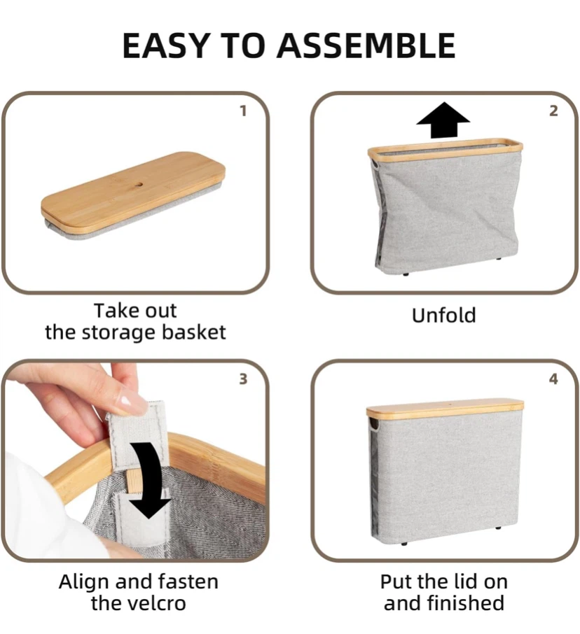 StorageWorks Toilet Paper Storage Basket - photo 4